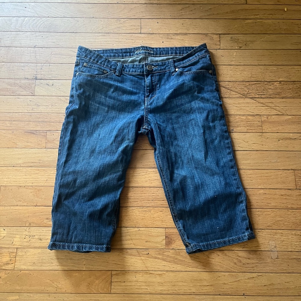 Blue Denim Capris